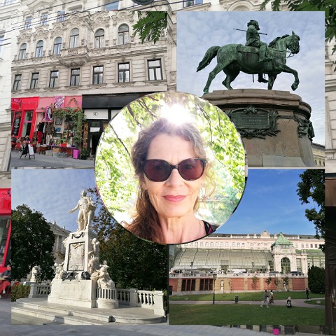 Historische Gebäude in Wien- Albertina, Burggarten, Palmenhaus